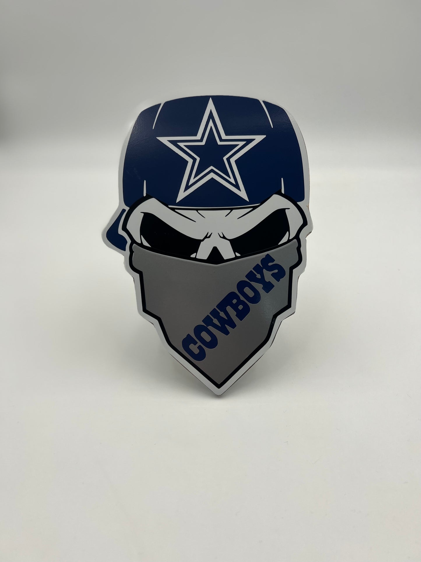 Cowboys bandit hitch cover (blue and gray)