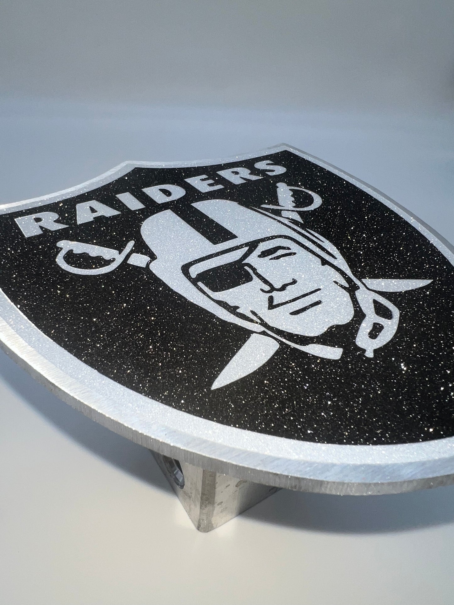 Raiders shield (glitter)