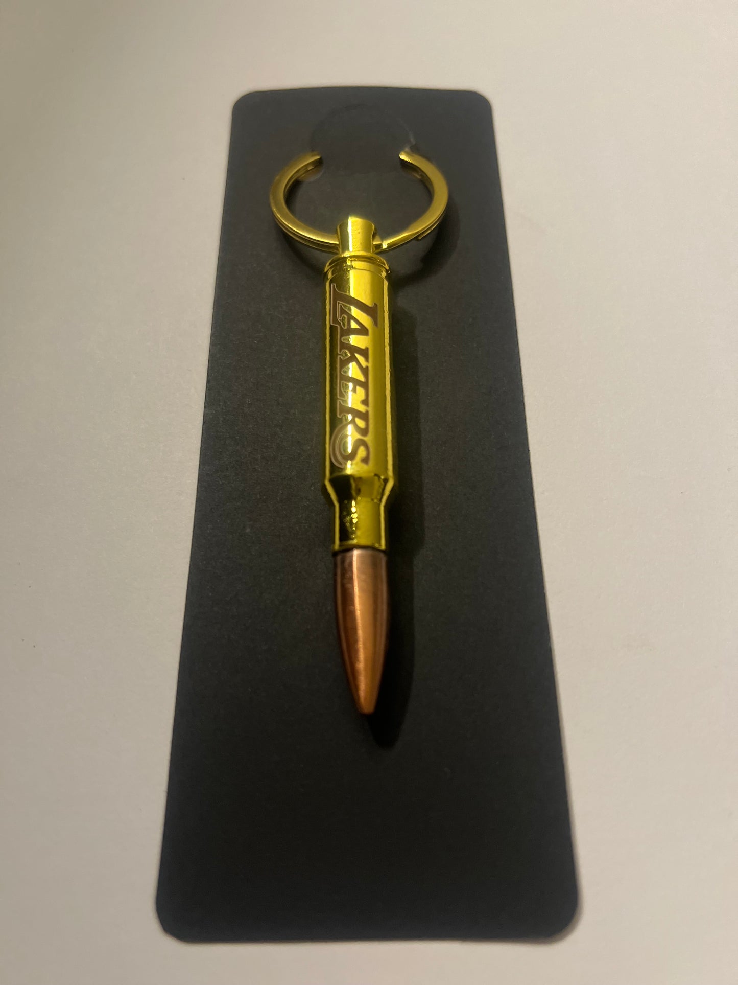 Lakers Bullet bottle opener￼keychain