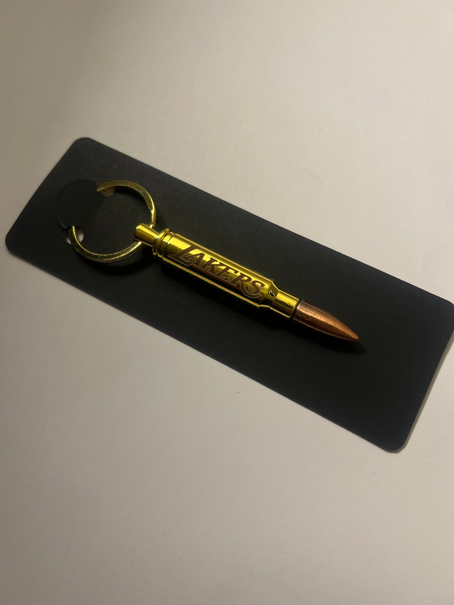 Lakers Bullet bottle opener￼keychain