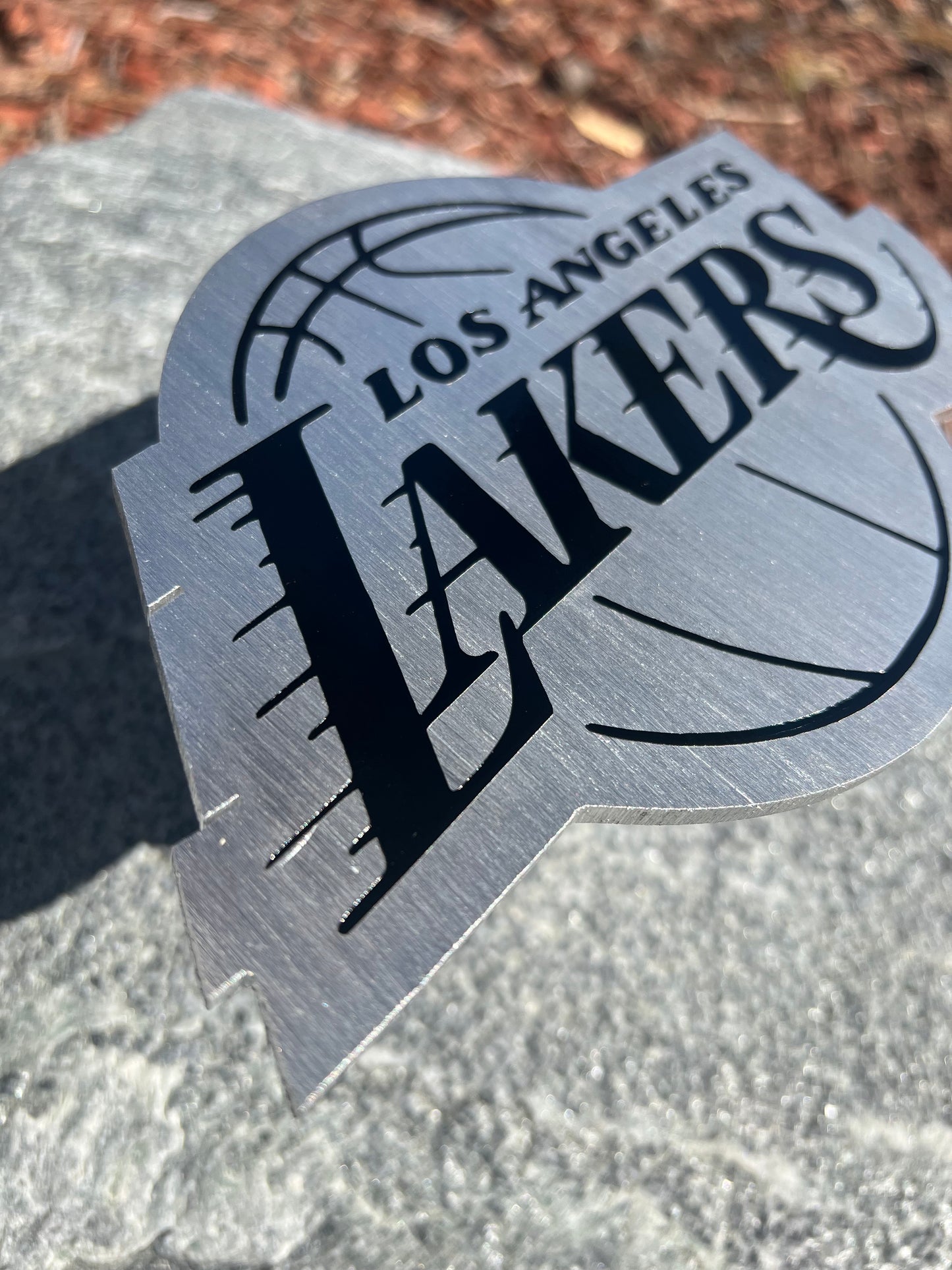 Lakers hitch cover (brush finish)