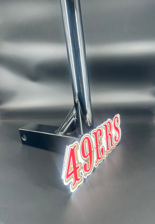 49ers hitch/Flag pole holder