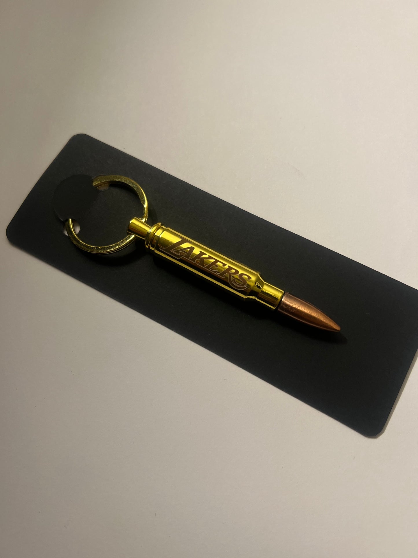 Lakers Bullet bottle opener￼keychain