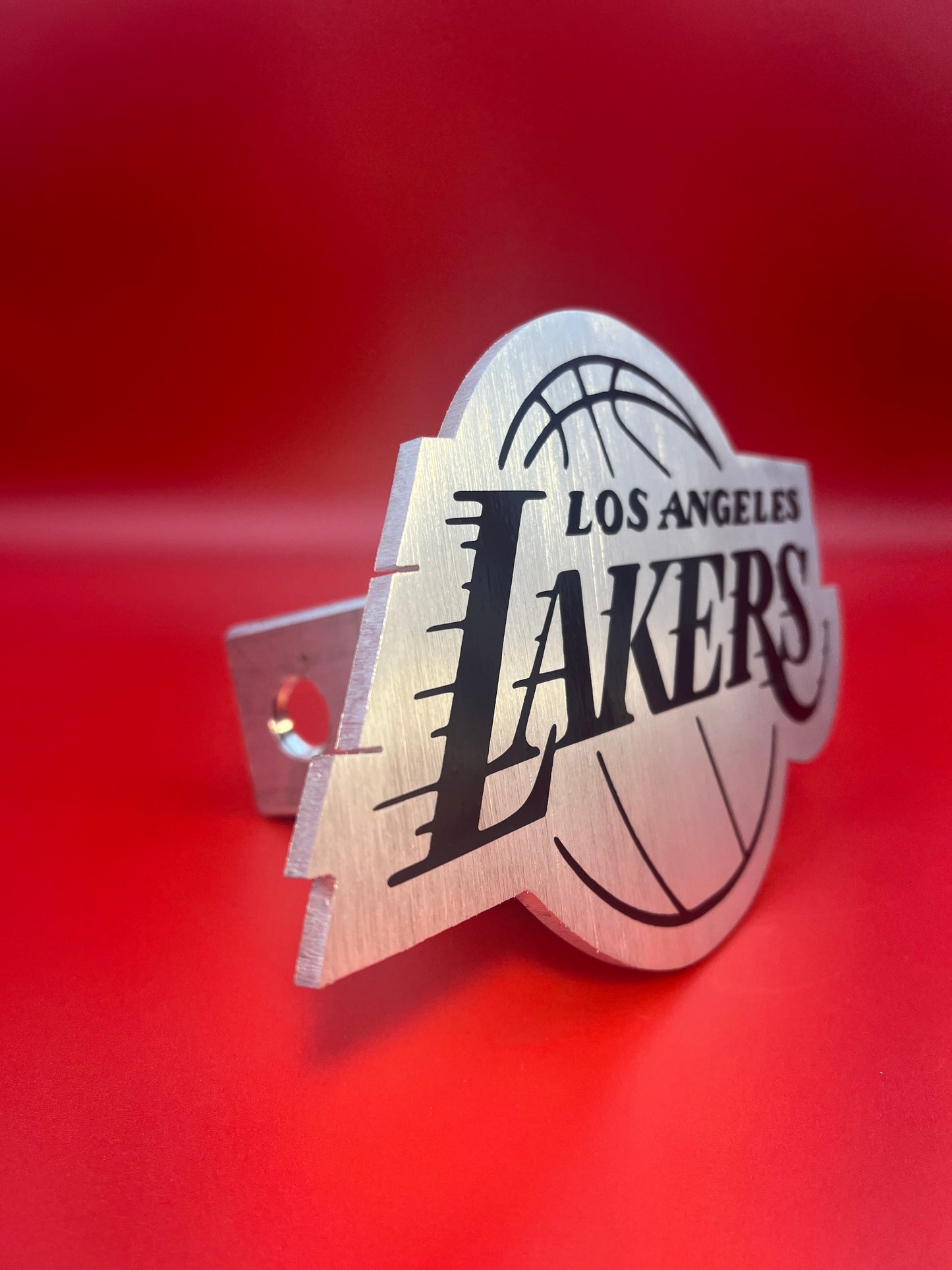 Lakers hitch cover (brush finish)